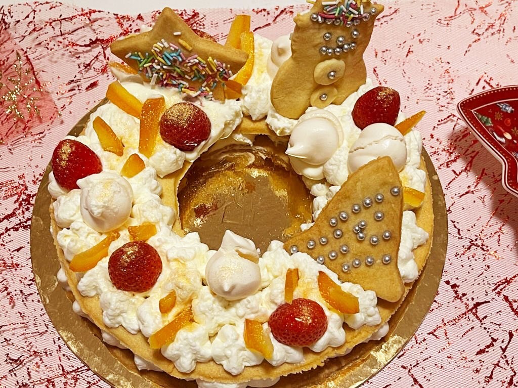 Cream tart di Natale della Monica