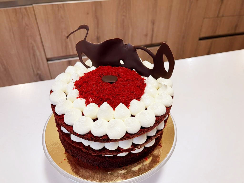 Torta natalizia red velvet cake