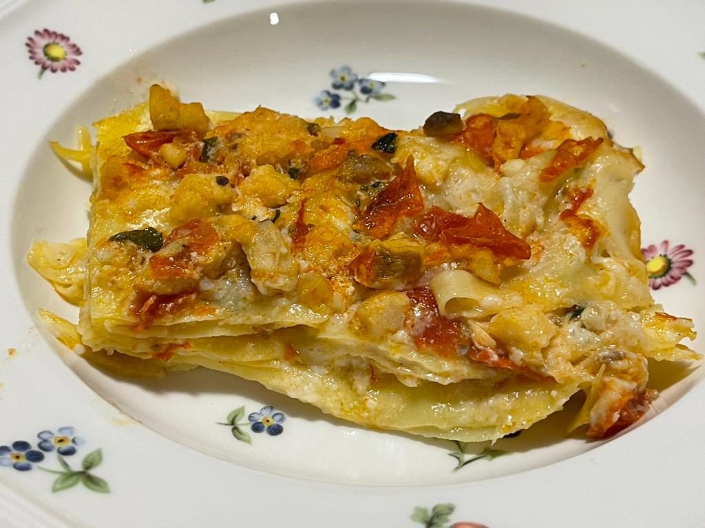 Lasagne di pesce della Monica