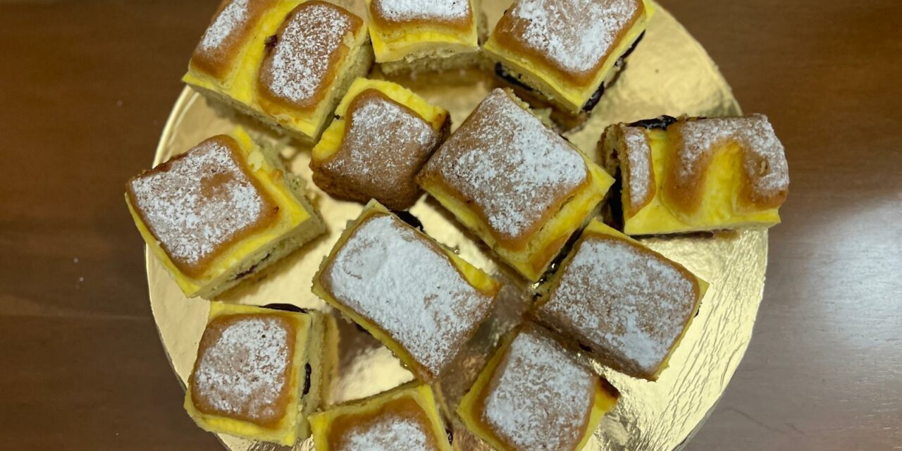 Torta cremosa con ricotta della Monica (Rettangolare)