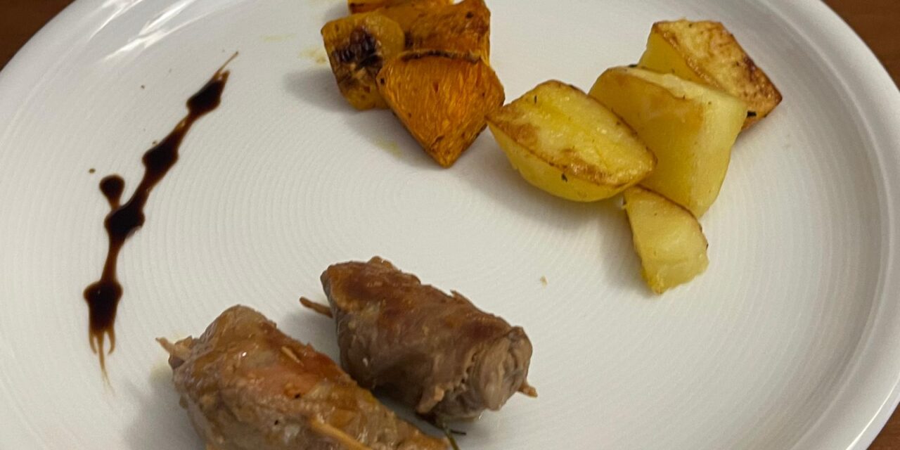 Involtini di carne di vitellina